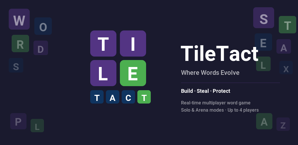 TileTact - real-time multiplayer word game